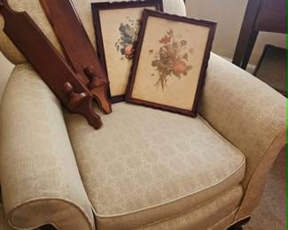 Vintage Armchair with vintage decor