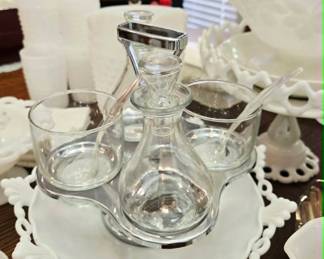 Glass Cruet Set