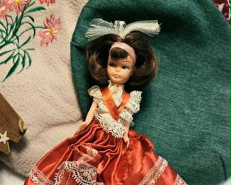 Vintage Doll and Girl Scout Hat