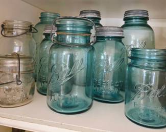 Blue Ball Jars
