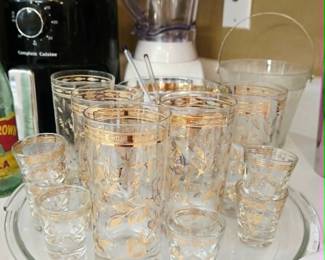 Vintage MCM Bar Set