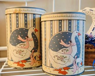 Vintage Duck Tins