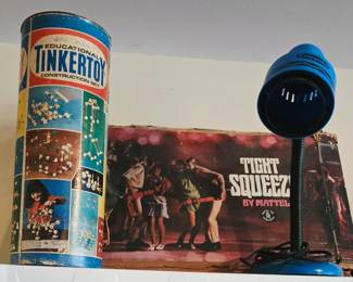 VIntage Tinkertoy and Tight Squeeze Game