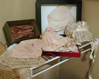 Vintage Baby Hats and Shoes
