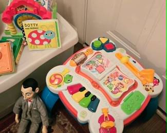 Toy Playset and Pee Wee Herman Doll