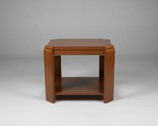 Mid-Century Modern Hexagonal Side Table by John Keal for Brown Saltman