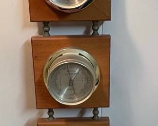 Vintage Springfield Weather Station Wall Plaque