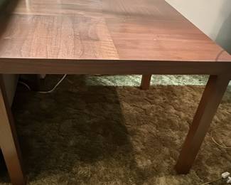 Lane Mid-Century Modern Walnut Parsons Side Table