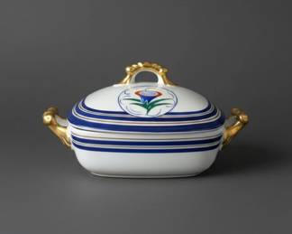 Czechoslovakian Art Deco Lidded Tureen third image