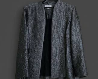 Coldwater Creek Textured Crinkle OpenFront Jacket second image