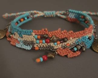 Danile Du Bois Exclusive Designs Macram Statement Necklace third image