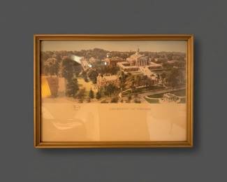 University of Virginia Aerial Print by Richard Rummell, fourth image