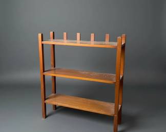 Vintage FourTier Wooden Display Shelf