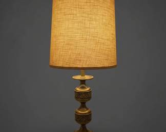 James Mont Style MidCentury Brass Table Lamp second image