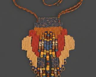 Water and Earth Peruvian Artisan Textile Necklace second image