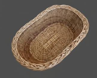 Oval Wicker Bread Basket second image