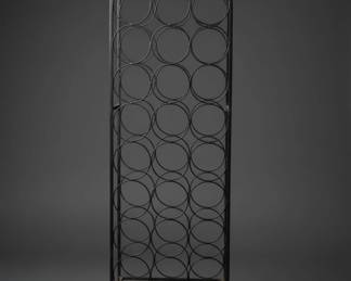 Arthur Umanoff Style Wrought Iron Arched Wine Rack second image