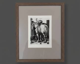 Albrecht Drer, The Large Horse th Century Printing