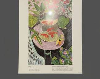 Henri Matisse Goldfish Exhibition Poster third image