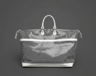 Lancme Promotional Striped Tote Bag