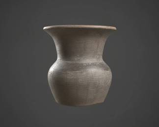 Colima Style Pottery Face Jar Vessel