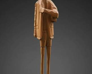 HandCarved Wooden Don Quixote Figurine second image