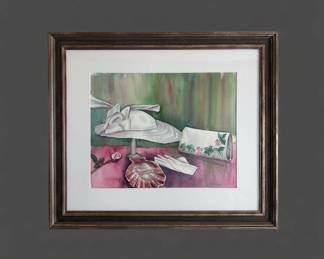 S. Parker Watercolor Fashion Still Life