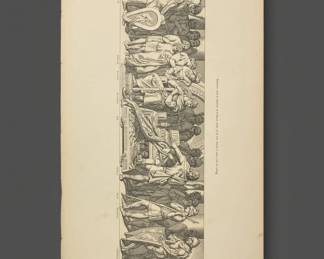 William confers upon Harold the dignity of a Norman knight, from The Story of the Norman Conquest, engraved by L. Gruner, second image