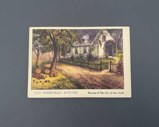Currier  Ives American Homestead Autumn Print  Museum of The City of New York fifth image
