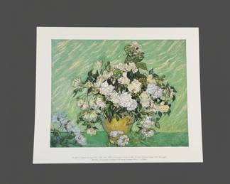 National Gallery of Art Vincent van Gogh Roses Print third image