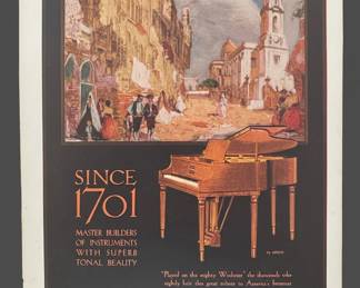 House  Garden Wurlitzer Spinette Grand Piano Advertisement second image