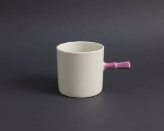 Set of Ceramic Mugs with Faux Bamboo Handles second image