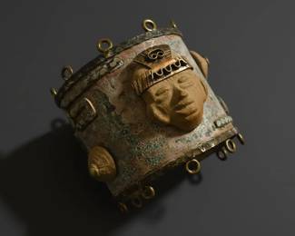 Annette Nancarrow Style PreColumbian Style Cuff Bracelet second image