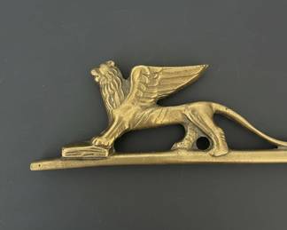 Vintage Venetian Winged Lion Letter Opener second image