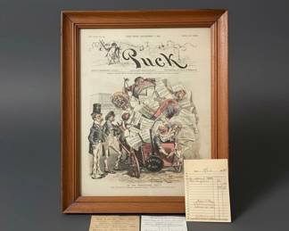 Original Puck Magazine Political Cartoon Print To the Republican Party