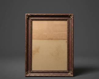 Vintage Ornate Wood Frame with Mirror