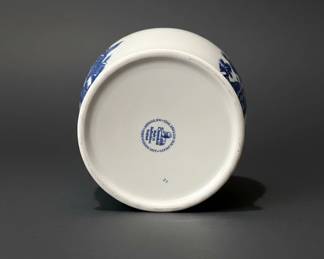 Churchill Blue Willow Pitcher third image