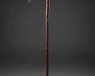 Rustic Natural Wood Shepherds Crook fourth image