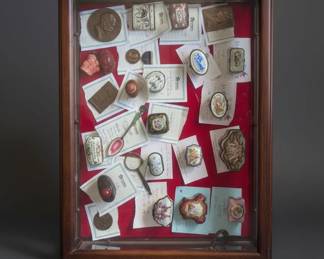 Collection of Assorted Antique and Vintage Trinket Boxes, including Limoges Porcelain