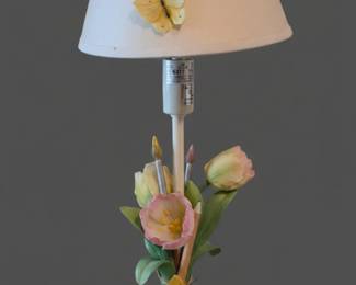 Marjolein Bastin Artists Bouquet Porcelain Accent Lamp second image