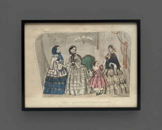 Godeys Ladys Book Fashion Plate second image