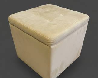 Tufted Square Storage Ottoman second image