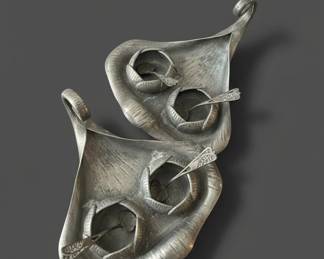 Art Nouveau Style Pewter Condiment Servers tenth image