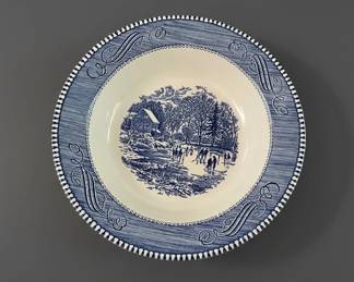 Royal China Currier  Ives Early Winter Soup Bowl third image