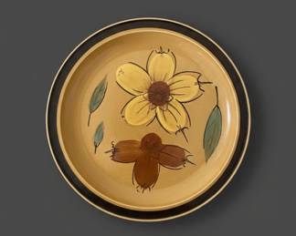 Designers Collection Honey Flowers Stoneware Plate fourth image