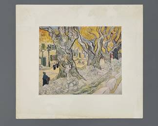 Vincent van Gogh The Large Plane Trees Road Menders at SaintRmy Print third image