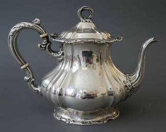 Victorian Sterling Silver Teapot second image