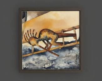 K.J. Clancy Kokopelli Decorative Wood Box second image