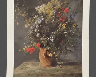 Auguste Renoir Flowers in a Vase Art Print sixth image