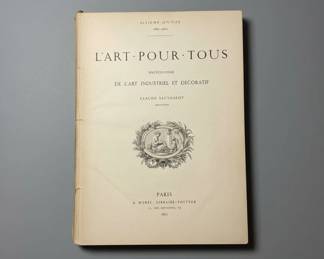 LArt pour tous Encyclopdie de lart industriel et dcoratif